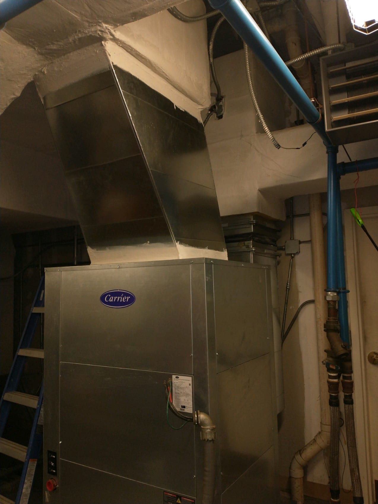 Commercial ductwork installation