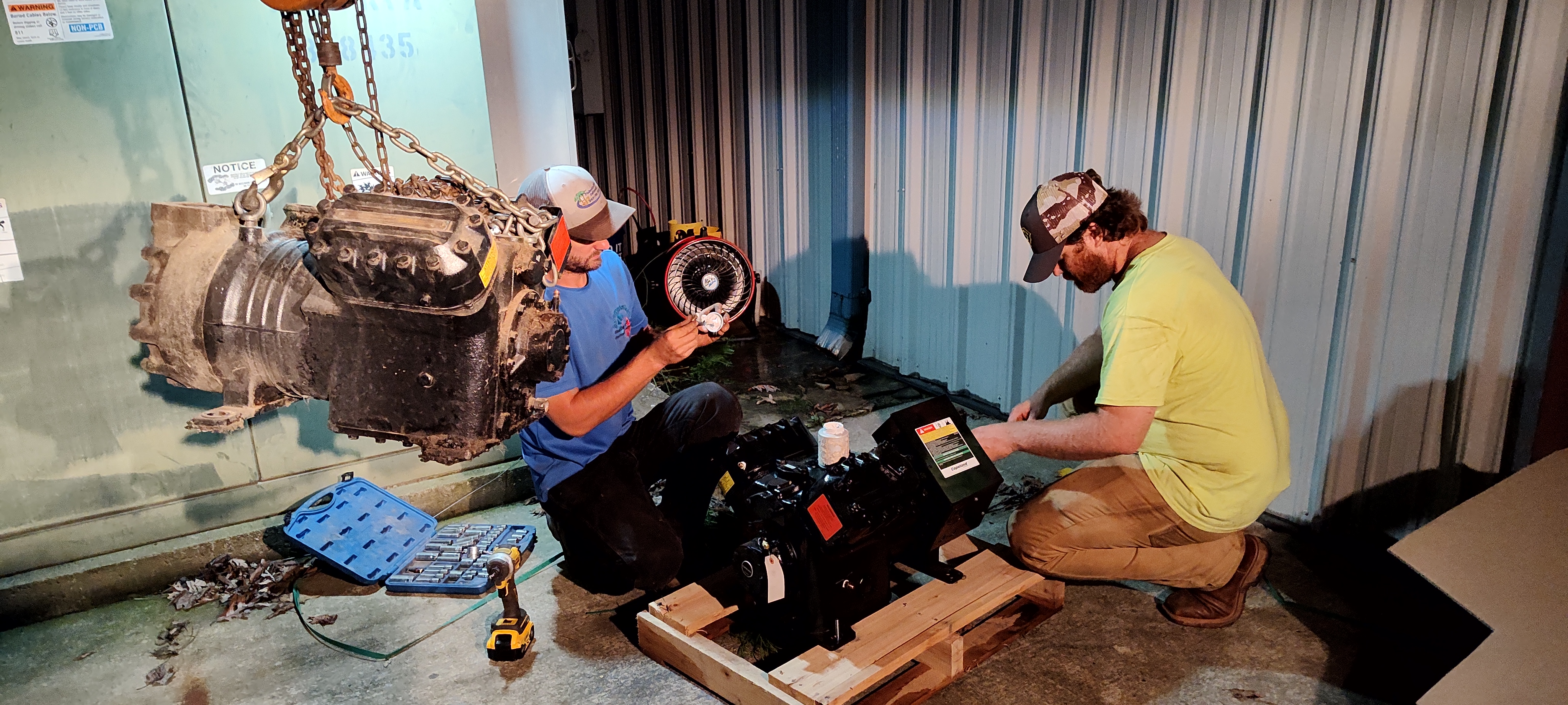 Industrial refrigeration equipment